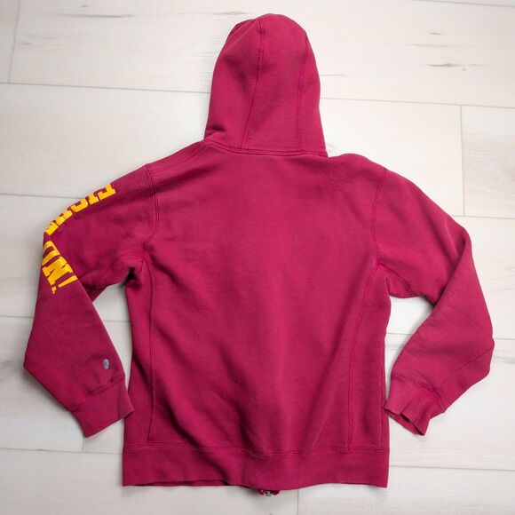 USC Trojans Hoodie Womens Large Russell Embroidered Applique Full Zip Fight On! - Picture 4 of 9